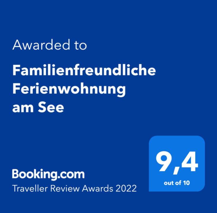 Familienfreundliche Ferienwohnung Am See Зёммерда Экстерьер фото